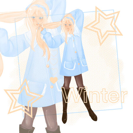 Winter as a human βοΈ Winter as a human βοΈ
